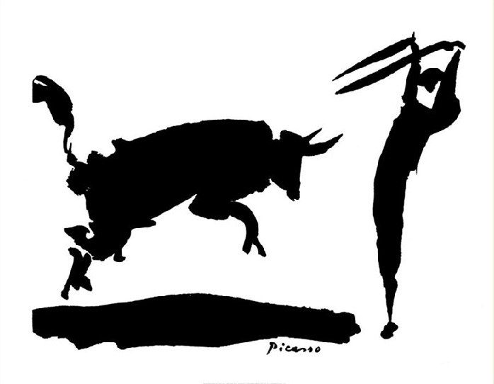 Pablo Picasso bullfight III